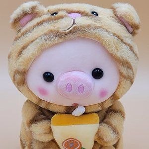COPY - The Cutest Baby Pig That Your Kids Can Ever Have. Wearing A Tiger Costum…